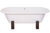 Bath Freestanding Oval - Esprit Kasui II 1800mm with Wooden Legs