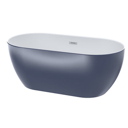 Bath Freestanding Oval - Aquarius Blue Acrylic 1440mm