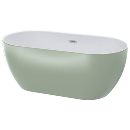 Bath Freestanding Oval - Aquarius Green Acrylic 1440mm