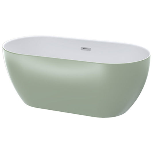 Bath Freestanding Oval - Aquarius Green Acrylic 1440mm