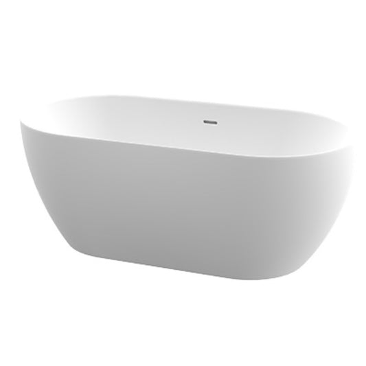 Bath Freestanding Oval - Luna White Acrylic 1620mm