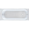 Bath Rectangular Contract - Oxford Slip Resistant Bath with Soap Holder, Acrylic, (L) 168.5cm | (W) 35cm | (H) 74cm