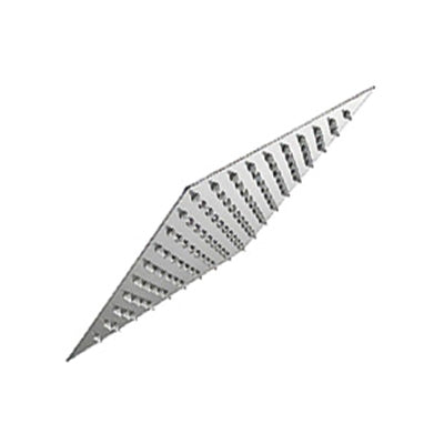 Shower Rose - Brushed Stainless Steel Finish, Square 8"