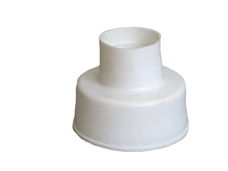 Rubber Cone White for Flush Pipe and Toilet Cistern