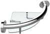 Corner Shower Shelf - EZI-Living, Bathroom Accessory Range, Polished Chrome, (L) 24.7cm | (W) 24.7cm | (H) 11.5cm