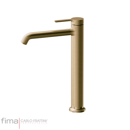 Basin Mixer Raised, Fima Snap Range, Polished Chrome Finish, DZR Brass