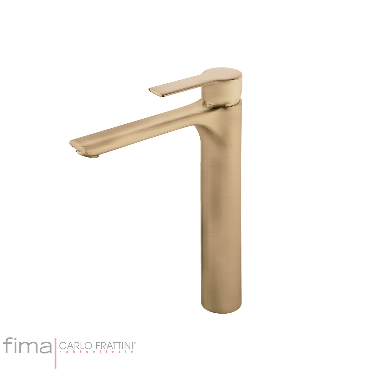 Basin Mixer Raised, Fima Mast Range, Polished Chrome Finish, DZR Brass
