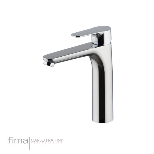 Basin Mixer Raised, Fima Serie 22 Range, Polished Chrome Finish, DZR Brass
