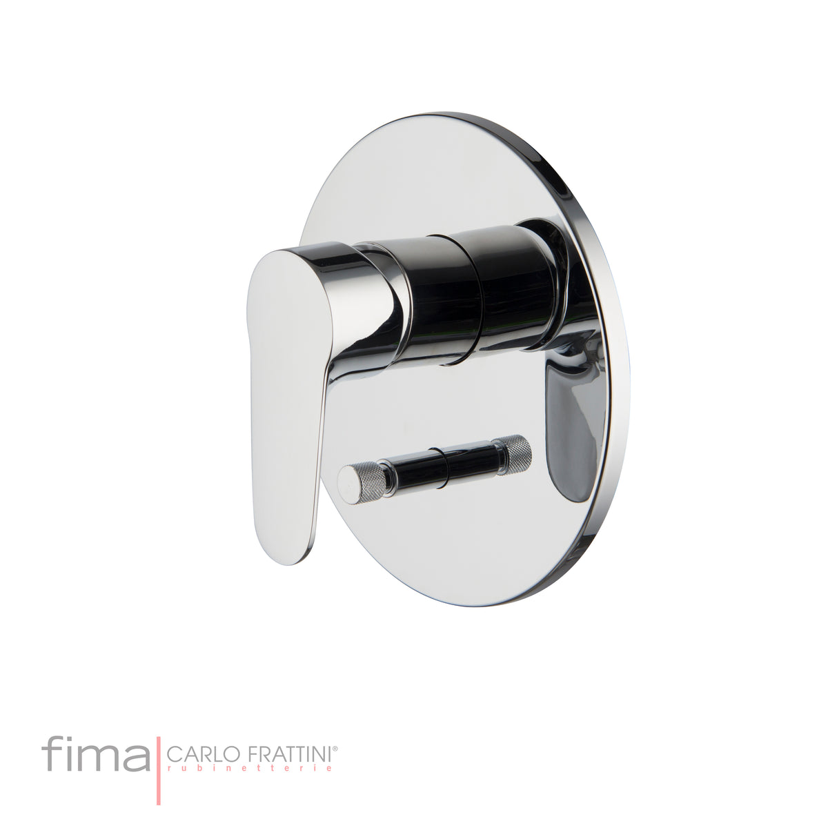 Shower/Bath Mixer/Concealed Divertor Mixer, Fima Serie 22 Range, Polished Chrome Finish, DZR Brass