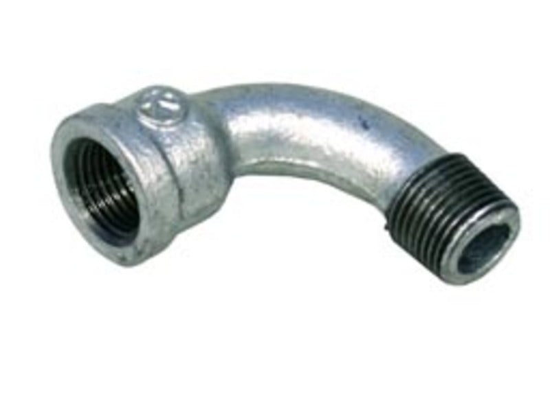 Galvanised Bend 90° mxF 3/4" – Chisel & Spout