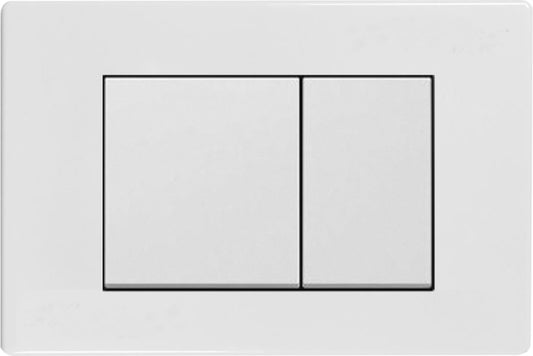Actuator Plate - ICON Series 100, Square, White Finish