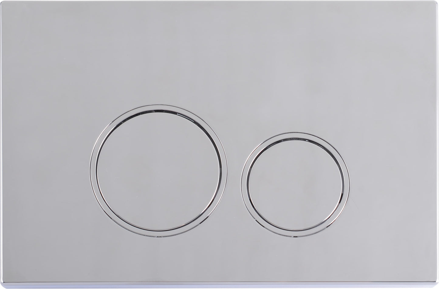 Actuator Plate - ICON Series 300, Round, Chrome Plated Finish