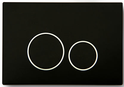 Actuator Plate - ICON Series 300, Round, Black Finish