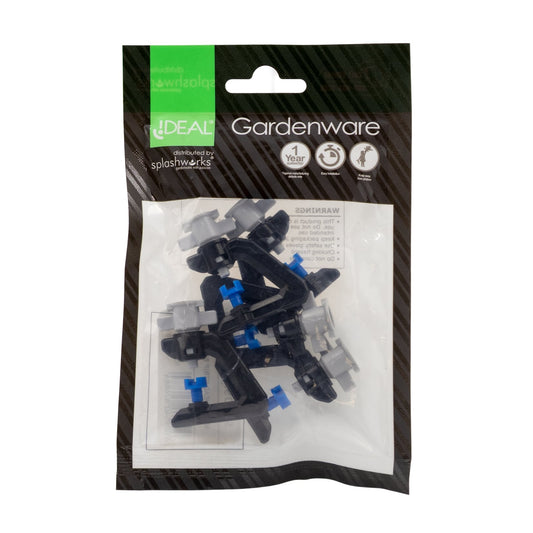 Micro Spray Head – 360° Full Circle, 1–2m Range, 0.6-2.0 L/min, Blue (5 Pack)