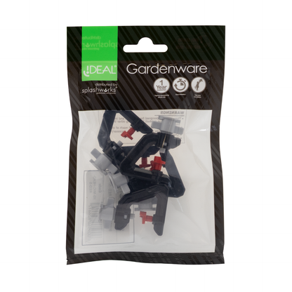 Micro Spray Head – 180° Half Circle, 1.0–1.5m Range, 0.6–1.0 L/min, Red (5 Pack)