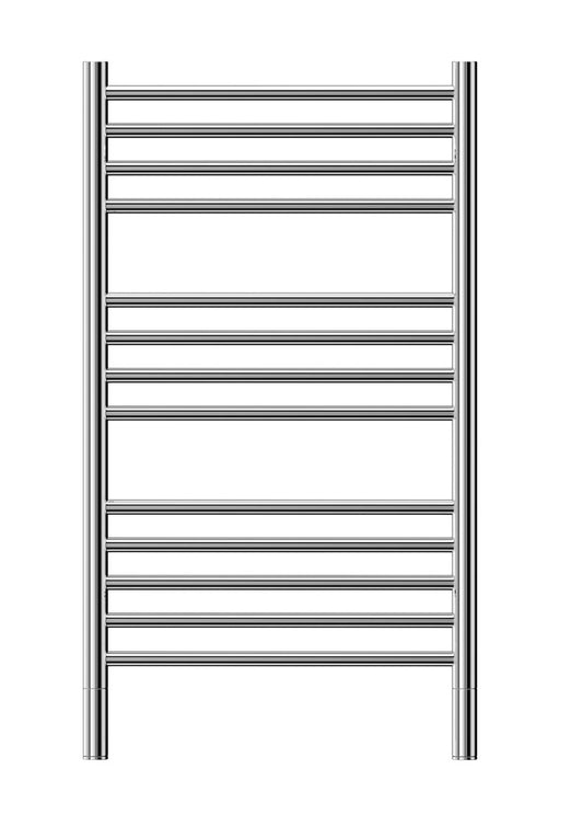 Heated Towel Rail - Jeeves, Classic C Range, 915x520mm, Straight, Mirror Polished, Right Application
