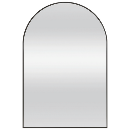 Mirror - Aluminium Black Domed, (L) 50cm | (W) 2.8cm | (H) 110cm