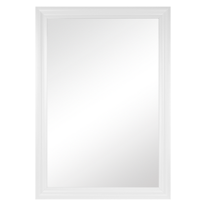Mirror - Polymer White Rectangular, (L) 50cm | (W) 4cm | (H) 70cm