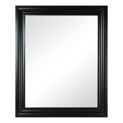 Mirror - Polymer Black Rectangular, (L) 50cm | (W) 4cm | (H) 70cm