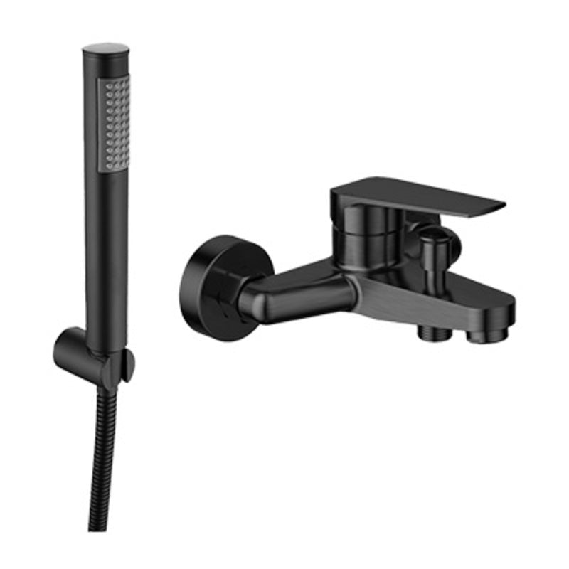Bath Mixer – Luna Icon Range, Modern Bathroom Tap, Matt Black Finish