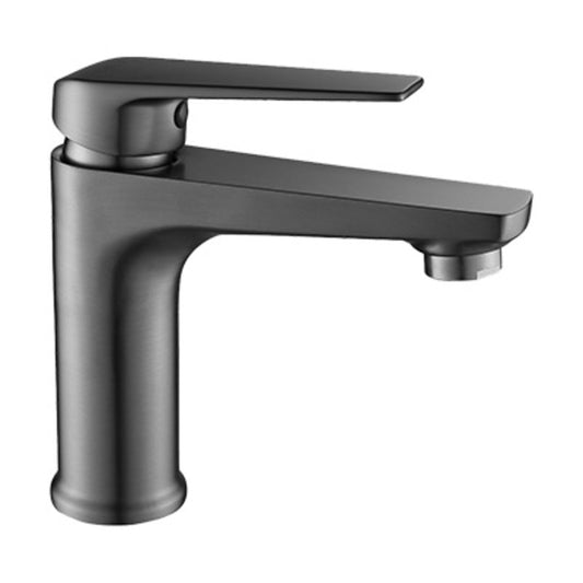 Basin Mixer – Luna Icon Range, Modern Bathroom Tap in Brushed Gun Metal Finish