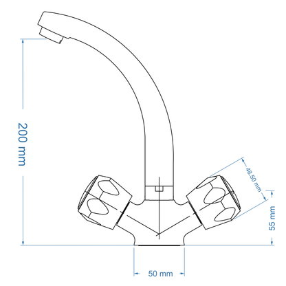 Basin Mixer – May Icon Range, Conventional Bathroom Tap