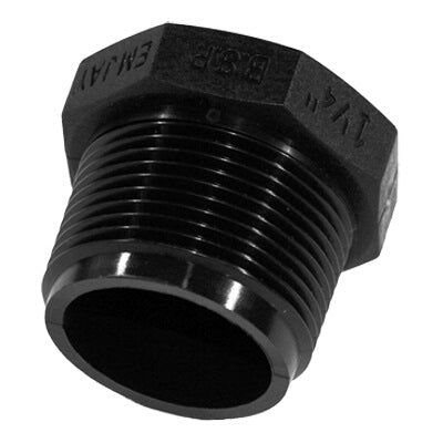 Irrigation Poly Threaded Fitting - Plug Male, 15mm