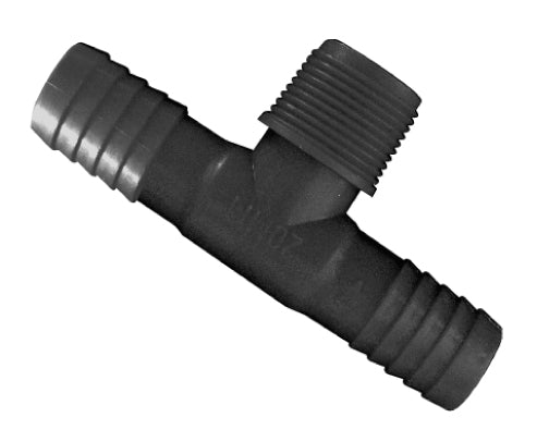Irrigation Nylon Insert Fitting - Tee, Male, 25mm