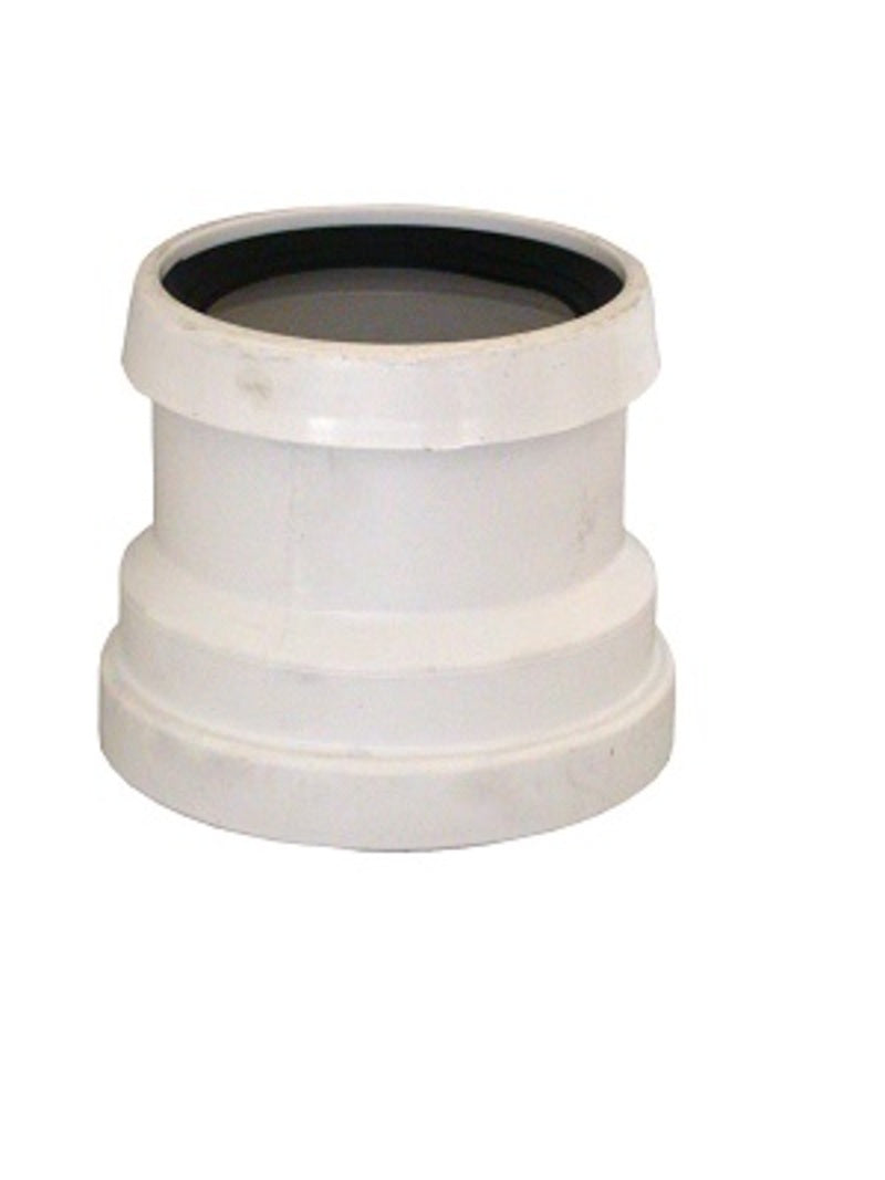 Pan Connector - Plastic, Pan Connector, 110mm, Including Rubber Ring