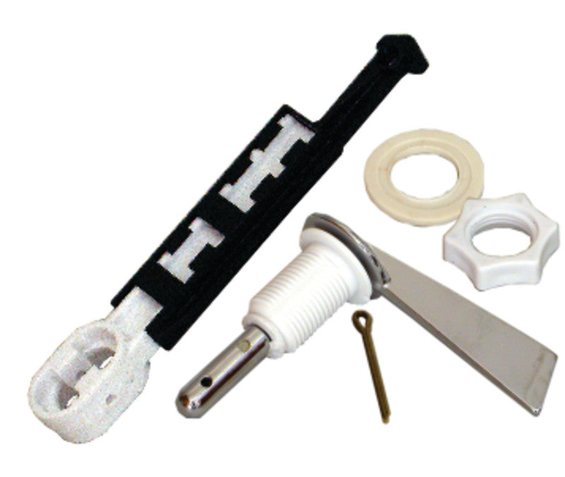 Flushing Handle - Includes Handle, Chrome Plated Finish, Arm & Split Pin for Securing