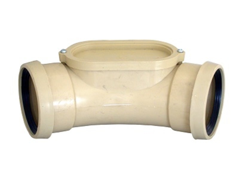 Bend - Underground, Plastic, with Inspection Eye, 110mmx45°