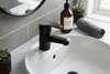 Basin Mixer – Pisces II, Icon Range, Conventional Bathroom Tap, Matt Black Finish