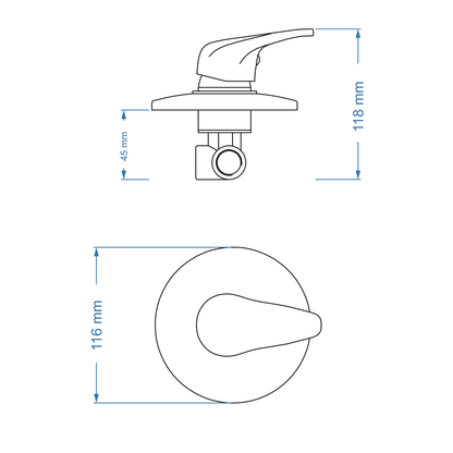 Shower/Bath Mixer/Concealed Mixer – Pisces Icon Range, Conventional Bathroom Tap