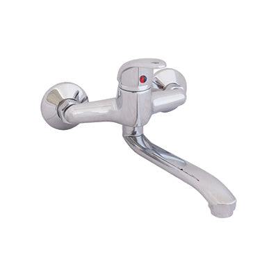 Sink Mixer Wall Type – Pisces Loop Icon Range CP, Conventional Kitchen Tap