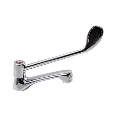 Pillar Tap - Medical Lever (Hot), (L) 12cm | (W) 9.5cm | (H) 6cm