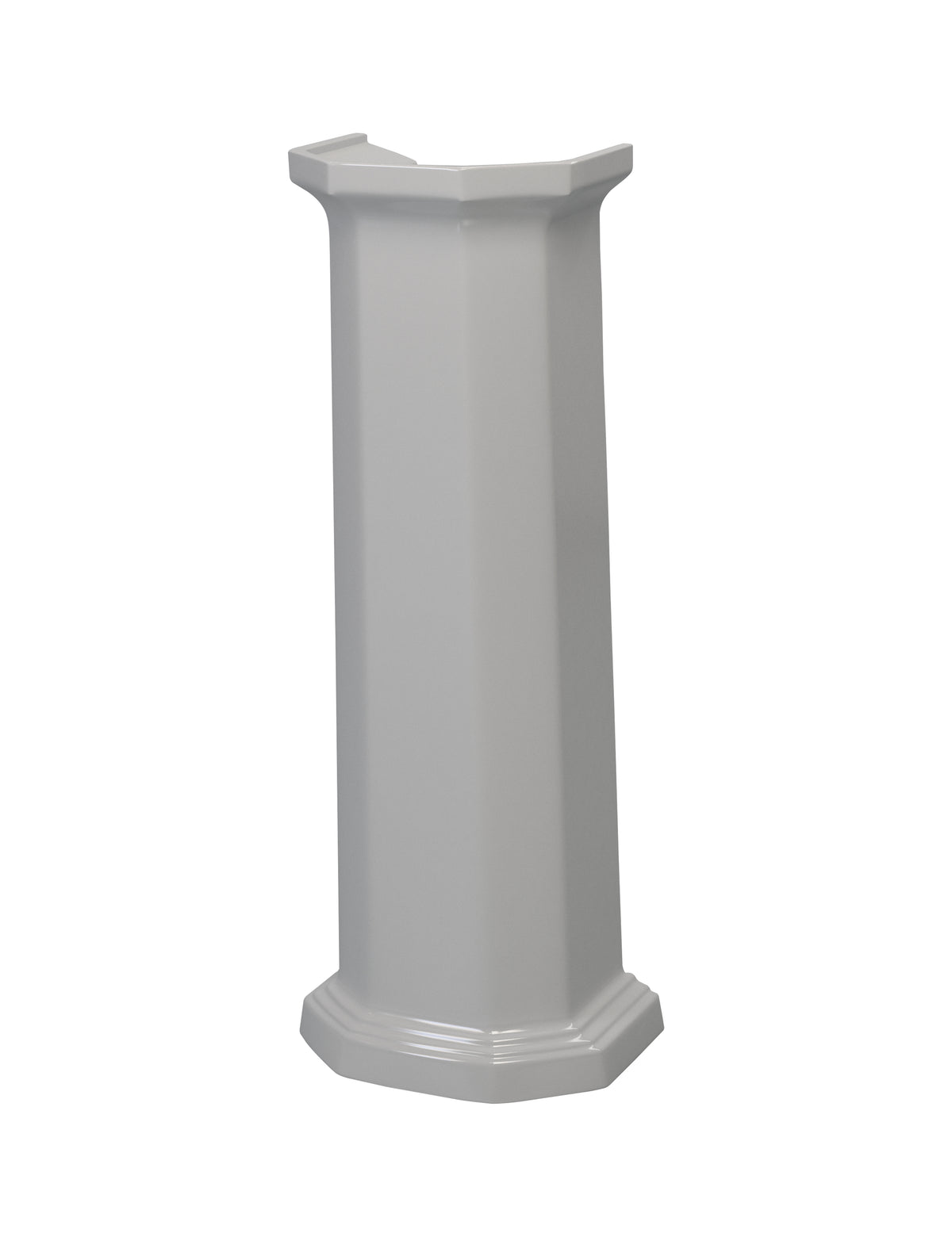 Pedestal Roxton - Lecico, White, (H) 67cm, Excl Basin