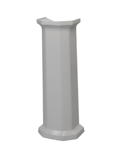 Pedestal Roxton - Lecico, White, (H) 67cm, Excl Basin