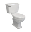 Close Coupled Suite Roxton - Lecico, Polished White, Front Flush, Incl Mech, No Seat (Incl Pan Fixations), (L) 68.4cm | (W) 48.7cm | (H) 76.6cm