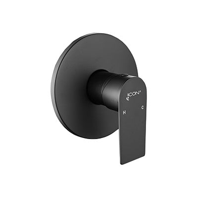 Shower/Bath Mixer/Concealed Mixer – Sagittarius Icon Range, Matt Black Finish