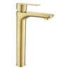 Basin Mixer Raised – Sagittarius Icon Range, Brushed Gold Finish