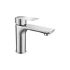 Basin Mixer – Sagittarius Icon Range, Brushed Stainless Steel Finish