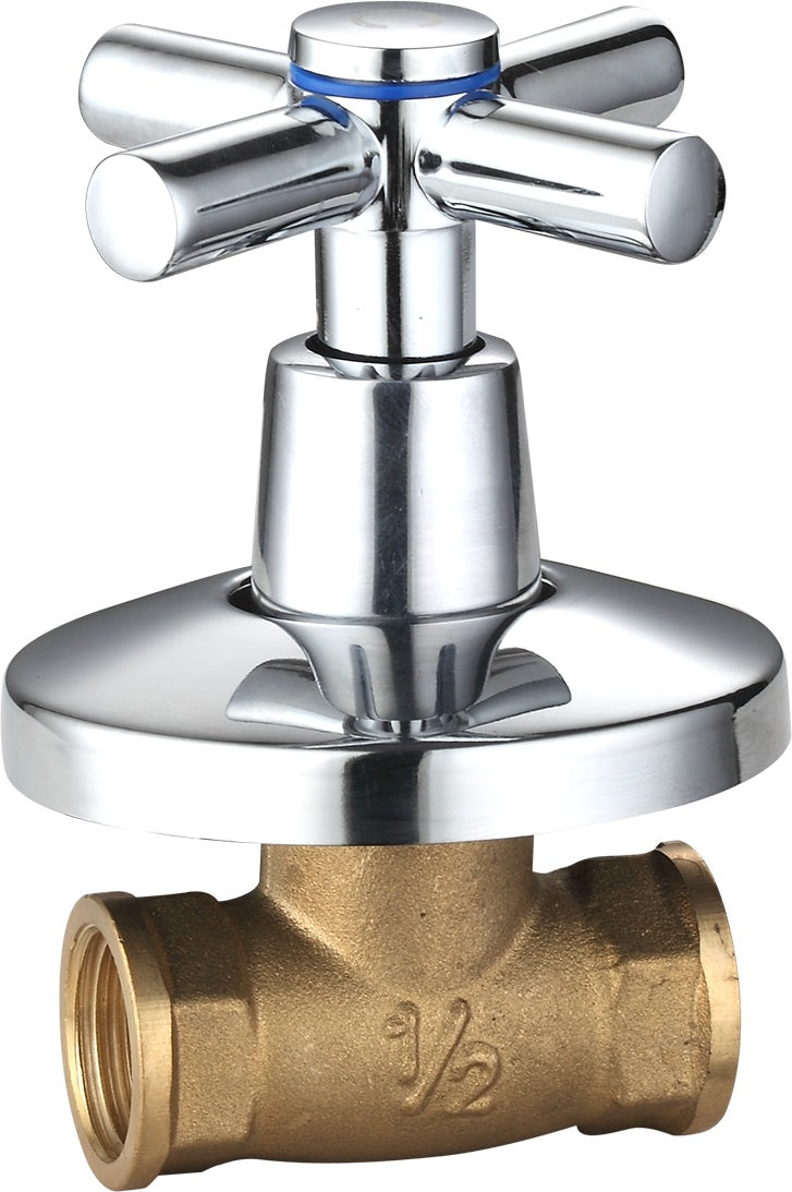 Undertile Stoptap 1/2" FxF – Scorpio Icon Range, Conventional Bathroom Tap