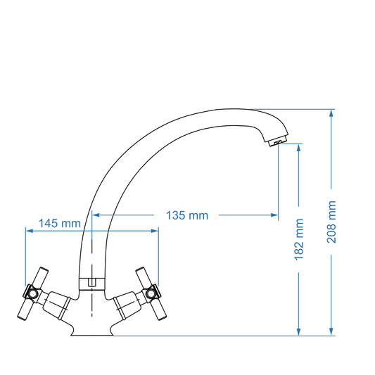 Basin Mixer – Scorpio Icon Range, Conventional Bathroom Tap