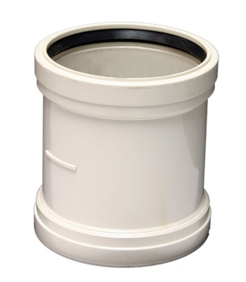 Socket Double - Above Ground, Plastic, 110mm