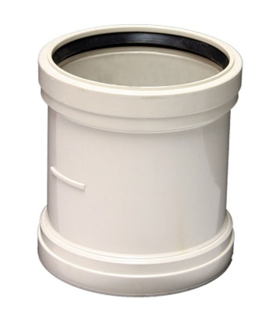 Socket Double - Above Ground, Plastic, 110mm