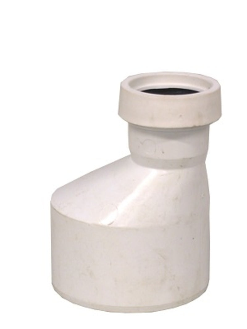Socket Reducer Eccentric- Above Ground, Plastic, 110mmx50mm