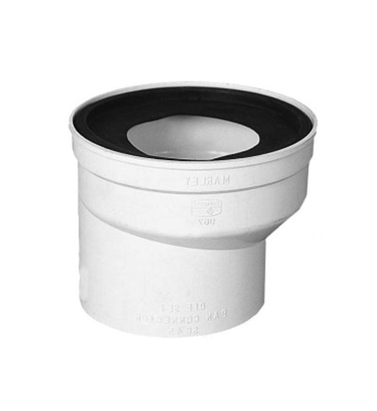 Pan Connector - Above Ground, Offset, Plastic, 110mm