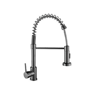 Sink Mixer Deck Type – Icon Range, 2 setting Kitchen Tap in Brushed Gun Metal Finish