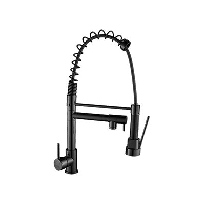 Sink Mixer Deck Type Dual Arm – Icon Range, , Matt Black Finish