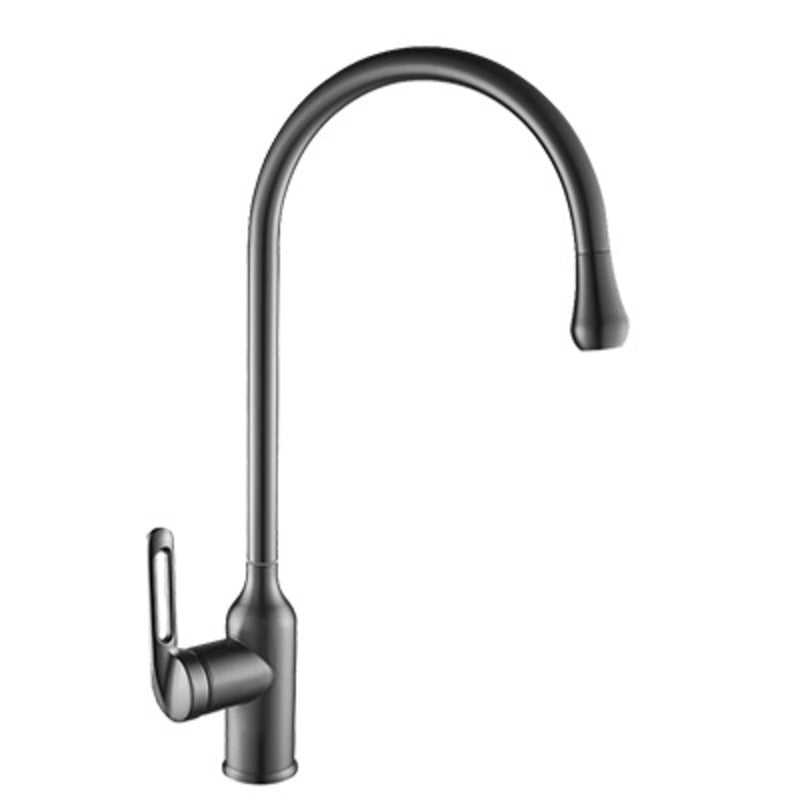Sink Mixer Deck Type Loop Handle – Icon Range, Modern, Kitchen Tap in Brushed Gun Metal Finish